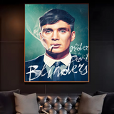 Movie P-Peaky B-Blinders Poster HD art sticky wall waterproof home living room bedroom bar aesthetic decoration
