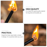 4 Sets Wick Cord Outdoor Rope Aluminum Alloy Survival Fire Starter Camping Ropes