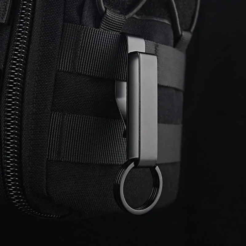 Stainless Steel Waist Hook Molle Hanging Car Key Buckle Key Clip Belt Buckle Outdoor Buckle Keychain Bag Strap Tools