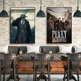 Movie P-Peaky B-Blinders Poster HD art sticky wall waterproof home living room bedroom bar aesthetic decoration