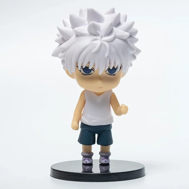 Random 1Pc 10cm Hunter x Hunter Action Figure Toys PVC Cartoon Jay Flix Hisoka Kurapika Model Animation Doll Toys Kid Gift