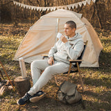 Portable Foldable Chair Aluminum Alloy Picnic Fishing Chair Light Camping Equipment Beach Table Chairs Camping Backrest Armchair