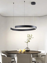Ceiling lights living room dining room bedroom kitchen light Nordic modern chandelier simple ring light led pendants round lamps