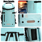 30L Waterproof backpack, travel backpack storage bag, sports outdoor bag, beach swimming waterproof bag, dry wet separation