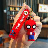 Disney Marvel Spider-Man Keychain Cartoon Comics Avengers Series Key Ring Pendant Ornaments Jewelry Gifts for Friends