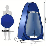 Pop Up Privacy Shower Tent Portable Outdoor Shower Tent Camp Toilet Rain Shelter