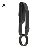 Molle Webbing Buckle Stainless Steel Keychain Waist Hanging Car Keyring Anti-Lost Keys Clip Belt Buckle Outdoor Buckle