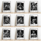 Black and white U-Ultimate Fighting Championship UFC Poster Canvas Print Painting Wall Decor Gym Room Decoration