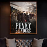 Movie P-Peaky B-Blinders Poster HD art sticky wall waterproof home living room bedroom bar aesthetic decoration