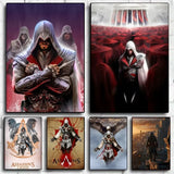 A-Assassins C-Creeds Poster HD art sticky wall waterproof home living room bar decoration