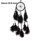 Feather Dream Catcher Indian Style Wall Hanging Wind Chimes For Car Ornaments Room Decor with Rattan Bead Dreamcatchers