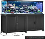 180-200 Gallon Large Fish Tank Stand, Aquarium Stand with 72"*24" Tabletop Fits 125/150/180/200 Volumns Aquariums,2200LBS Capac