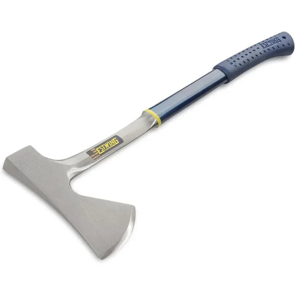 Camper's Axe - 26" Wood Splitting Tool with All Steel Construction & Shock Reduction Grip - E45A