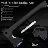 2024 New Discounted multifunctional camping tactics, outdoor jungle cutting, logging, firefighting, camping, vehicle mounted axe