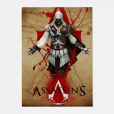A-Assassins C-Creeds Poster HD art sticky wall waterproof home living room bar decoration