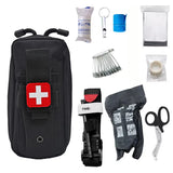 10 Pieces Outdoor Survival Tactical Camping First Aid Equipment Field Emergency Suit Battlefield Should Backpack