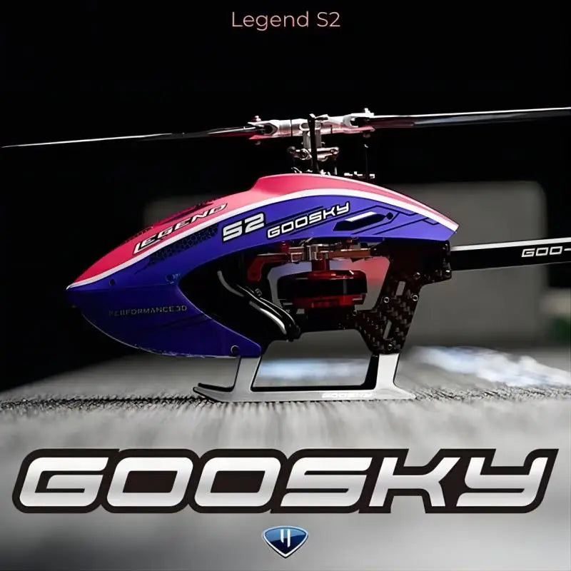 Rc Helicopter Plane Remote Control Aircraft Airplane Men Children Toy Radio Flying Wireless Professional Goosky S2 BNF/RTF  Heli