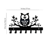 Multifunctional Iron Wall Hanging Cute Cat Key Rack Festive Atmosphere Cat Wall Rack Hook Household Key Coat Hanger Hook