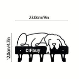Multifunctional Iron Wall Hanging Cute Cat Key Rack Festive Atmosphere Cat Wall Rack Hook Household Key Coat Hanger Hook