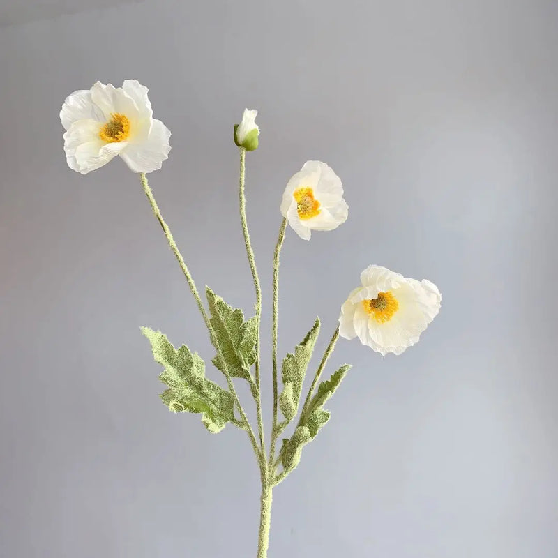 4 Head Artificial Flowers Bouquet Poppy Fake Flowers For Home Decor Garden Party Wedding Decoration Diy Accessories