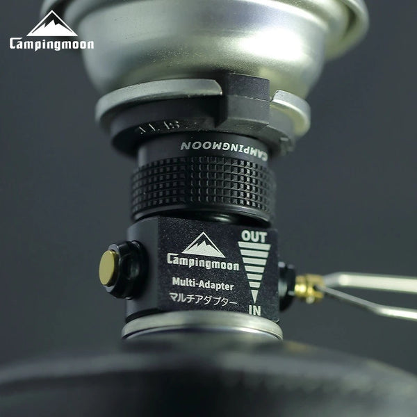 CAMPINGMOON BKZ11 Outdoor Camping Accessories Card type Long Gas Tank to Flat Gas High Mountain Stove Gas Lamp Adapter
