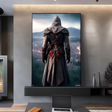 A-Assassins Creed Games Poster HD art sticky wall waterproof home living room bedroom bar aesthetic decoration