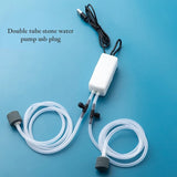 Mini Aquarium Air Pump Kit Oxygen Pump with Air Stone,Silent High Energy Efficient,USB Aquarium Filter, Fishing Tank Accessories