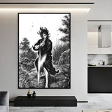 Vagabond Manga Cool Janpan Samurai Poster Sticky Wall Art Printing Waterproof Home Living Bed Room Bar Aesthetic Decor