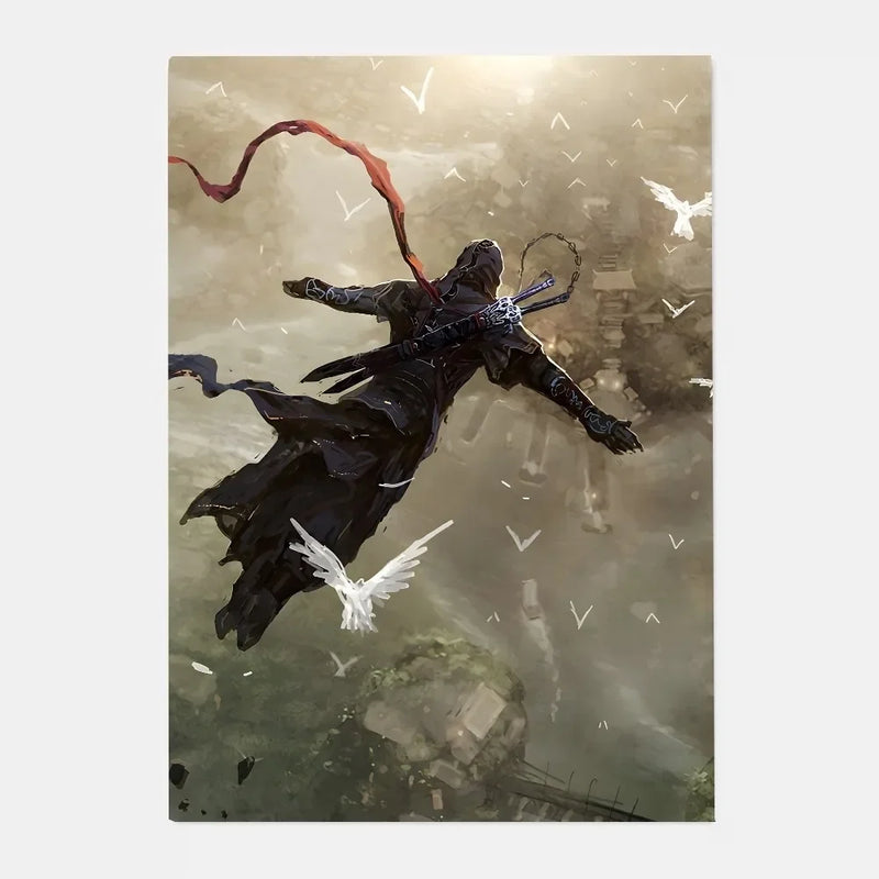 A-Assassins C-Creeds Poster HD art sticky wall waterproof home living room bar decoration