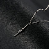 Anime Jujutsu Kaisen Fushiguro Toji Sword Necklace Spear of Tianri Knife Pendant Cosplay Necklaces For Unisex Choker Jewelry