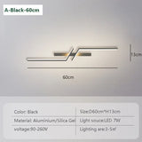 Modern LED Wall Lamp Remote Control 60/80/100CM Wall Sconce For Living Room Bedroom Hallway Bedside Home Decor Led Lights Lustre