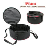 Outdoor Tool Storage Bag Portable Cooking Utensils Pots Picnic Bag 600D Oxford Cloth Anti-collision Picnic Cutlery Pack Carrier