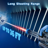 Strongest Gatling Electric Water Gun Toy With Light Continuous Shooting Water Gun Summer Beach Pool Battle Toys for Boy Adult