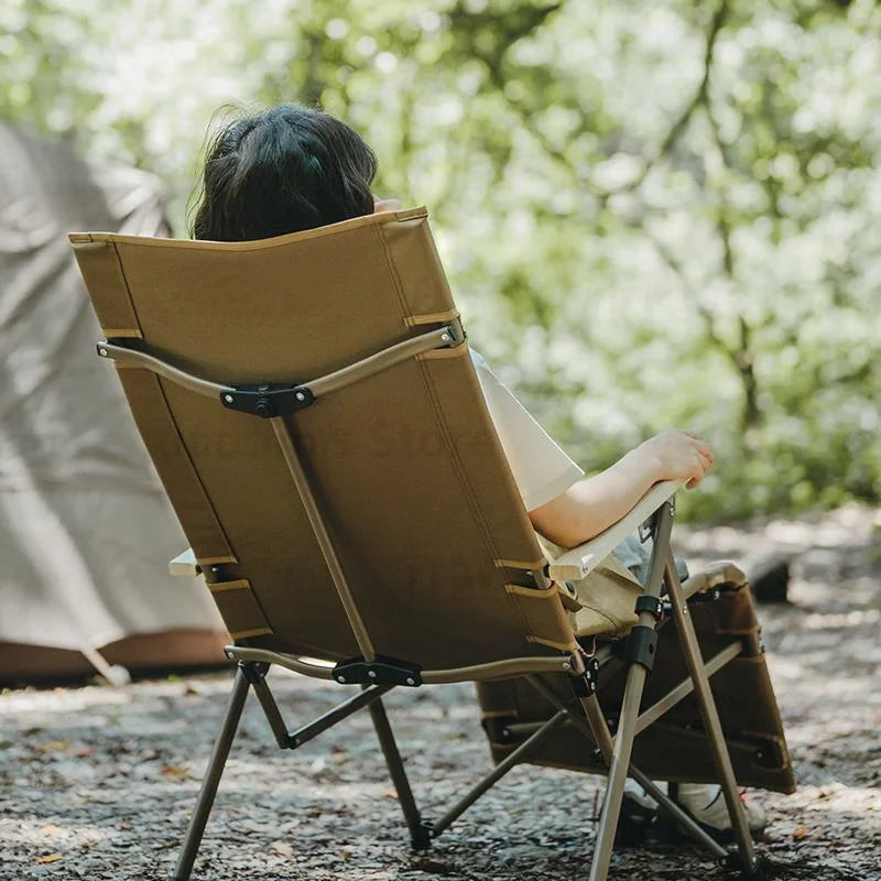 Naturehike Camping Chair Integrated Quick Opening Folding Adjustable Recliner Beach Outdoor Fishing Picnic Portable Camping Gear