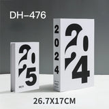 Fashion Fake Books Decoration Luxury Decorative Book Designer Living Room Decoration Simulation Books Home Decor Gifts