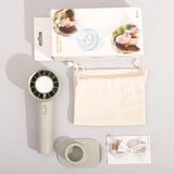 Portable Hand Fan Semiconductor Refrigeration Cooling 2200mAh Battery USB Rechargeable Mini Handheld Fan Air Cooler Outdoor
