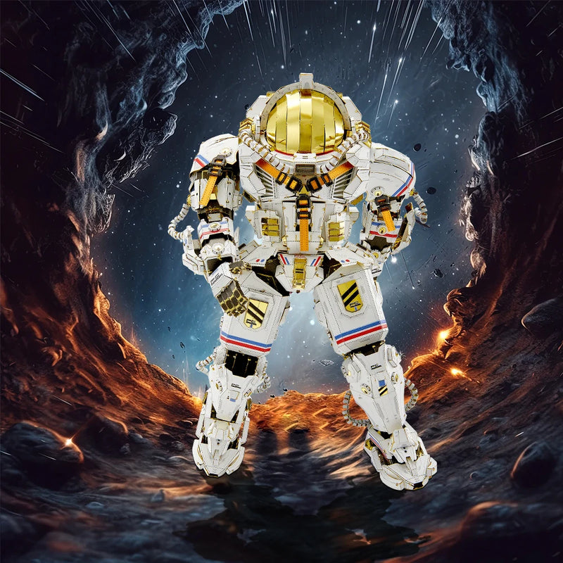 Piececool 3D Metal Puzzles Taikonaut Model Kits Jigsaw Toys for Adult Brain Teaser DIY Set for Home Decoration Birthday Gifts