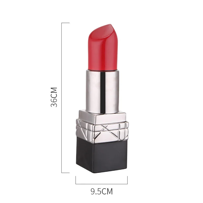 Creative Lipstick Vase Ceramic Dried Flower Flower Arrangement Accessories Countertop Vase Modern Home Living Room Decoration
