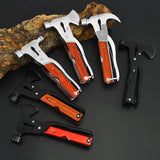 Multi-function Axe Hammer Portable Outdoor Tool Stainless Steel Car Rescue Hammer Window Breaker for Hiking Climbing  Fishing