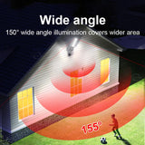2024 Newest 600W LED Outdoor Solar Lights Motion Sensor Wall External Solar Lamp Waterproof Sunlight Power Street Garden Light