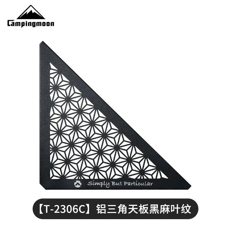 CAMPINGMOON T230/T-2303 Multi purpose Iron Storage Rack Camping Table Portable Multi functional BBQ Outdoor Folding Table