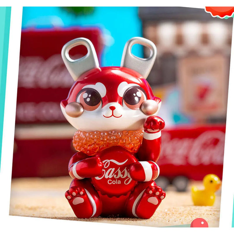 Anime New Cassy Cat Drinks Series Mystery Box Anime Original Figure Collection Model Desktop Ornaments Doll Toys