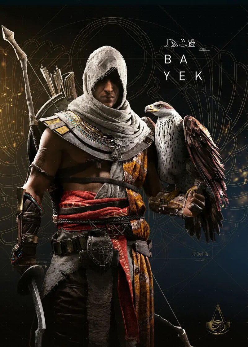 Assassin Origins Characters Posters and Prints Video Game Canvas Painting Wall Art Gaming Pictures Home Boys Living Room Decor
