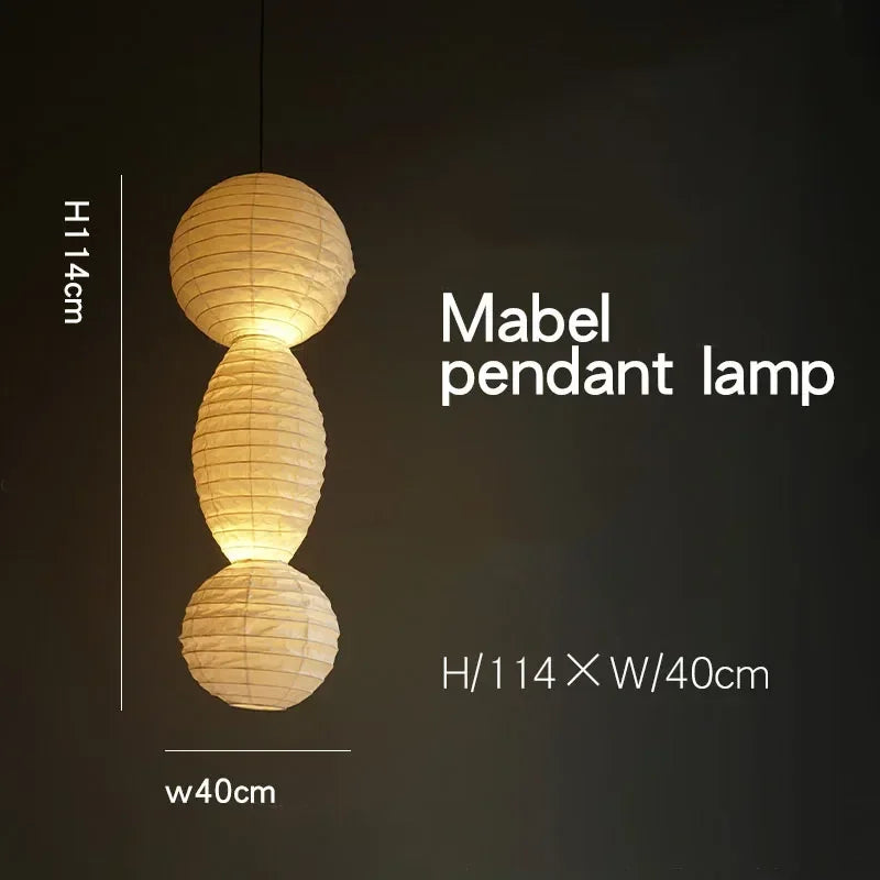 Noguchi pendant light Janpanese Akari Rice pendant Lamp for Bedroom Living Room hotel Stairs loft Rice Paper Suspend Chandelier