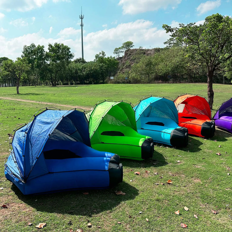 New lazy inflatable sofa mattress, outdoor beach inflatable lazy sofa portable