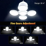 Solar Camping Lamp 5 Modes SOS Waterproof USB Rechargeable Energy LED Remote Control Foldable Lantern Portable Emergency Lamp