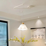 Modern Dining Table Rocker Chandeliers LED Can Be Shifted Long Pole Lamps Nordic Simple Telescopic Folding Long Arm Chandelier