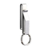 Molle Webbing Buckle Stainless Steel Keychain Waist Hanging Car Keyring Anti-Lost Keys Clip Belt Buckle Outdoor Buckle