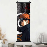 Akatsuki Hot Japanese Anime Poster Scroll Canvas Wall Hanging Painting Home Decor Itachi  Art Room Decoration Kid Gift Didara
