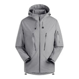 Spring Autumn Men's Windbreaker Fashion Outdoor Mountaineering Travel Windproof Waterproof Hooded Jacket Slim Fit Versatile Coat